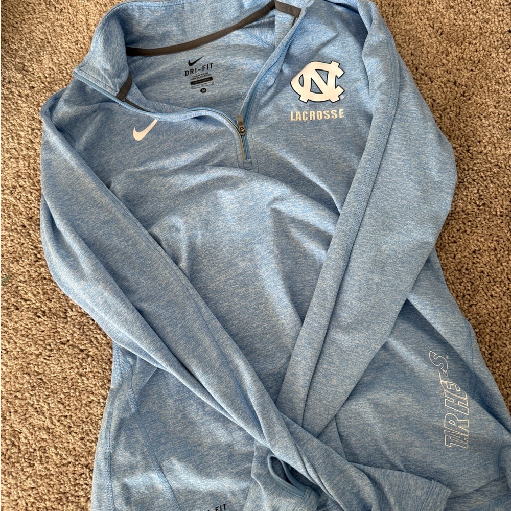 Nike Blue Lacrosse Quarter-Zip Pullover